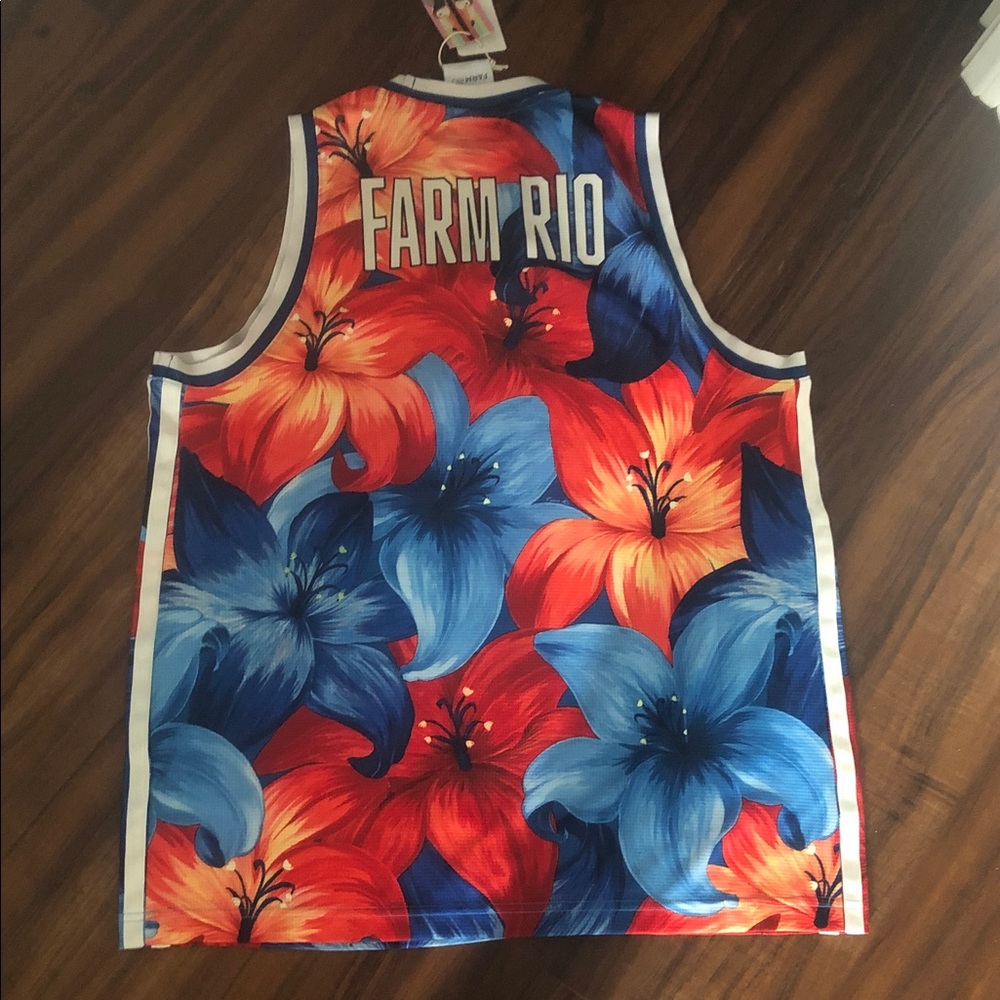 New Farm Rio adidas Tropical Floral Jersey  Tank - Picture 14 of 16